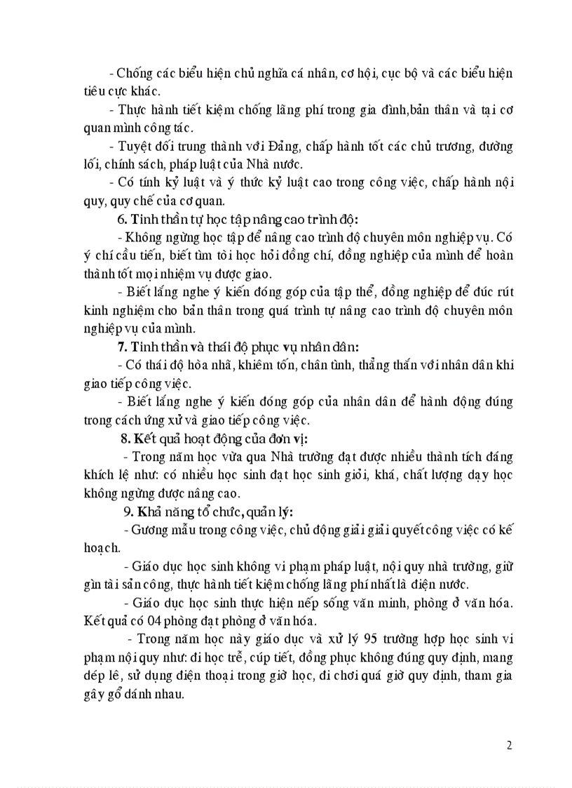 image for page Ban tu danh gia xep loai can bo quan ly