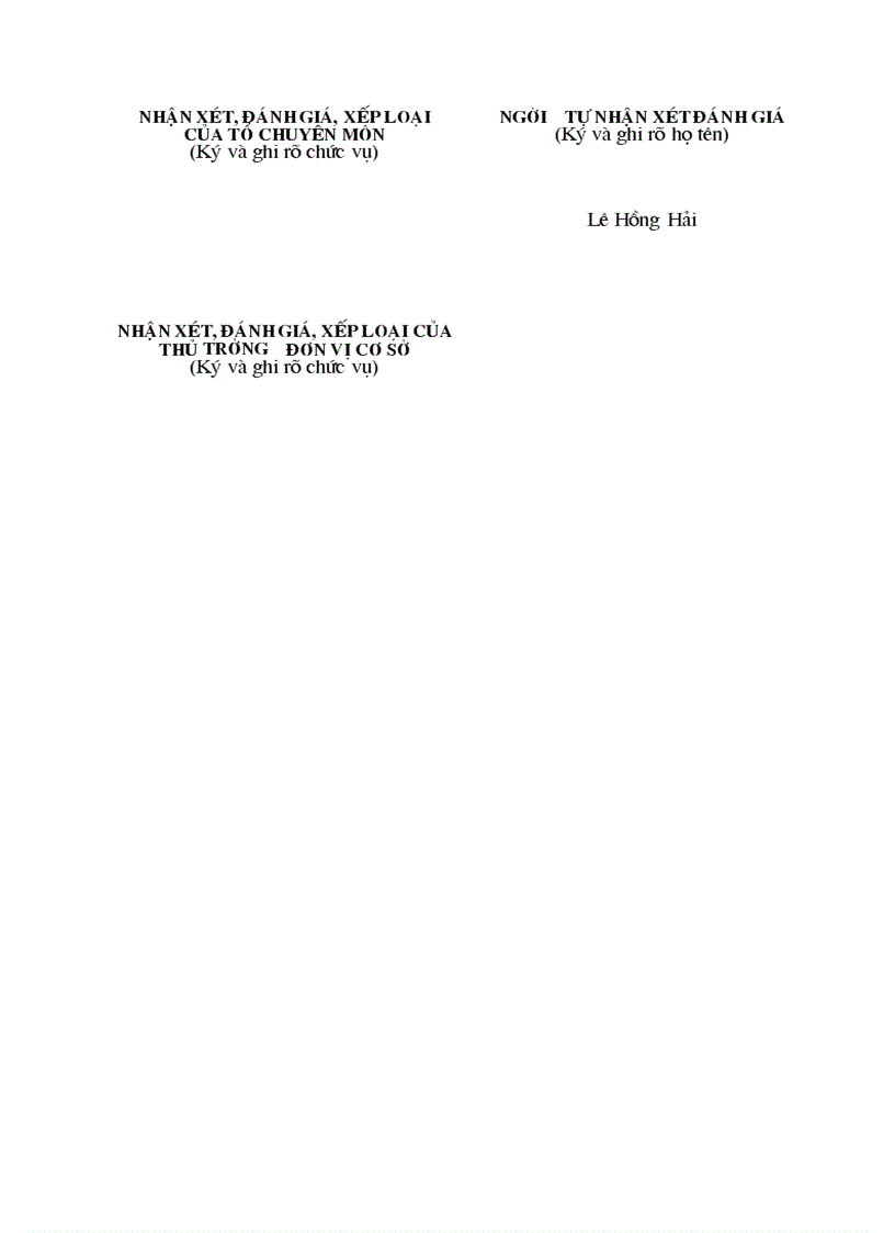 image for page Ban tu danh gia xep loai cuoi nam 2011