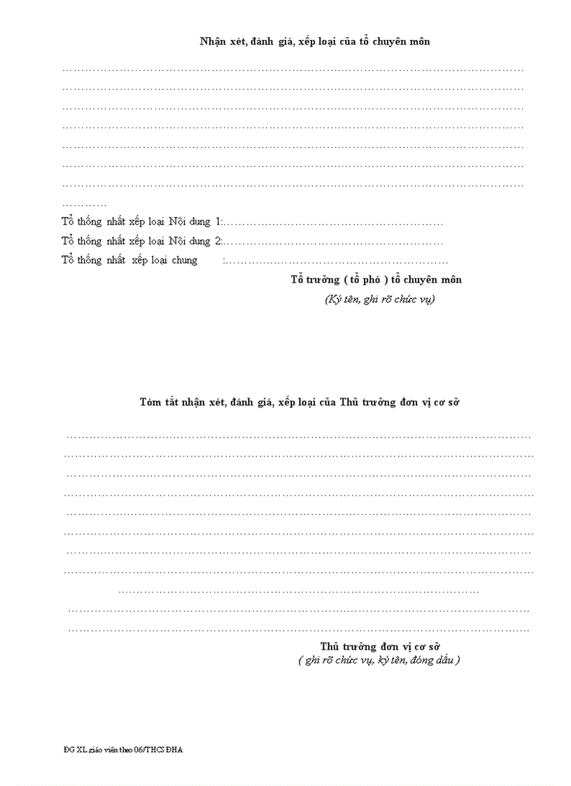 image for page Bản tự nhận xét đánh giá GV PML