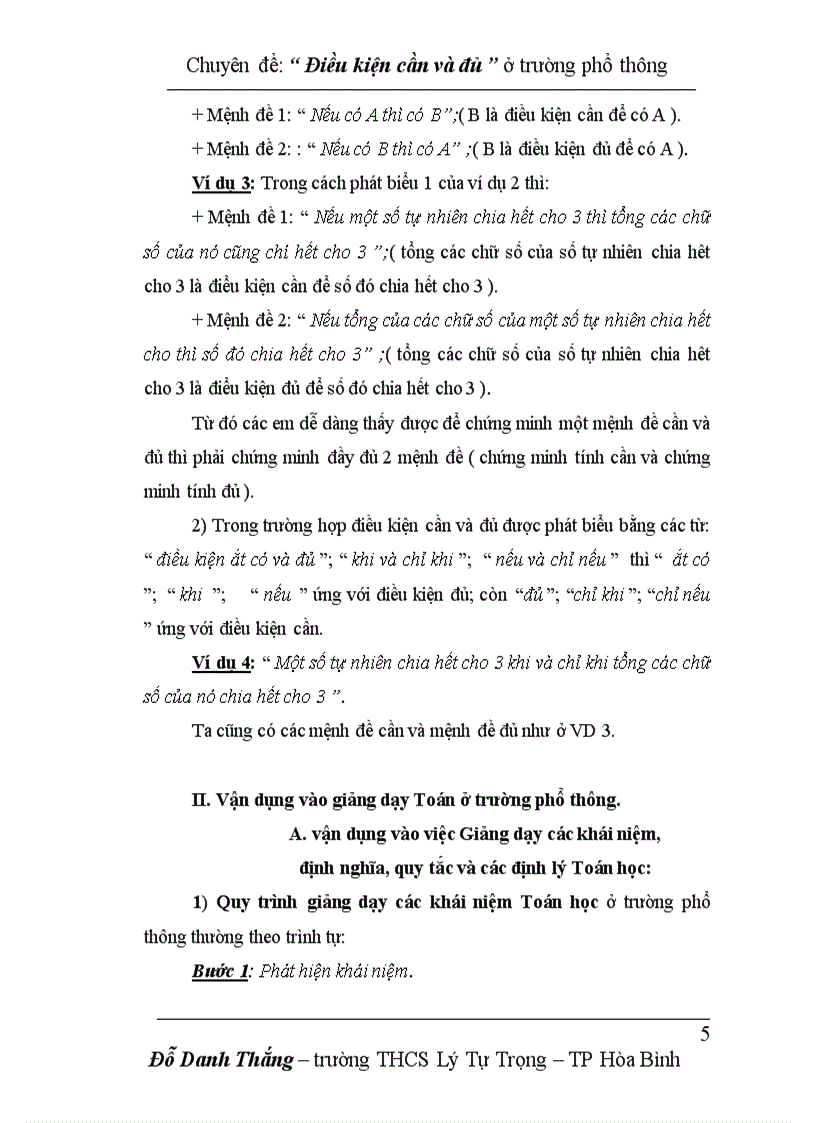 image for page Bản về điều kiện cần và đủ