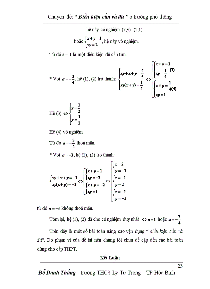 image for page Bản về điều kiện cần và đủ