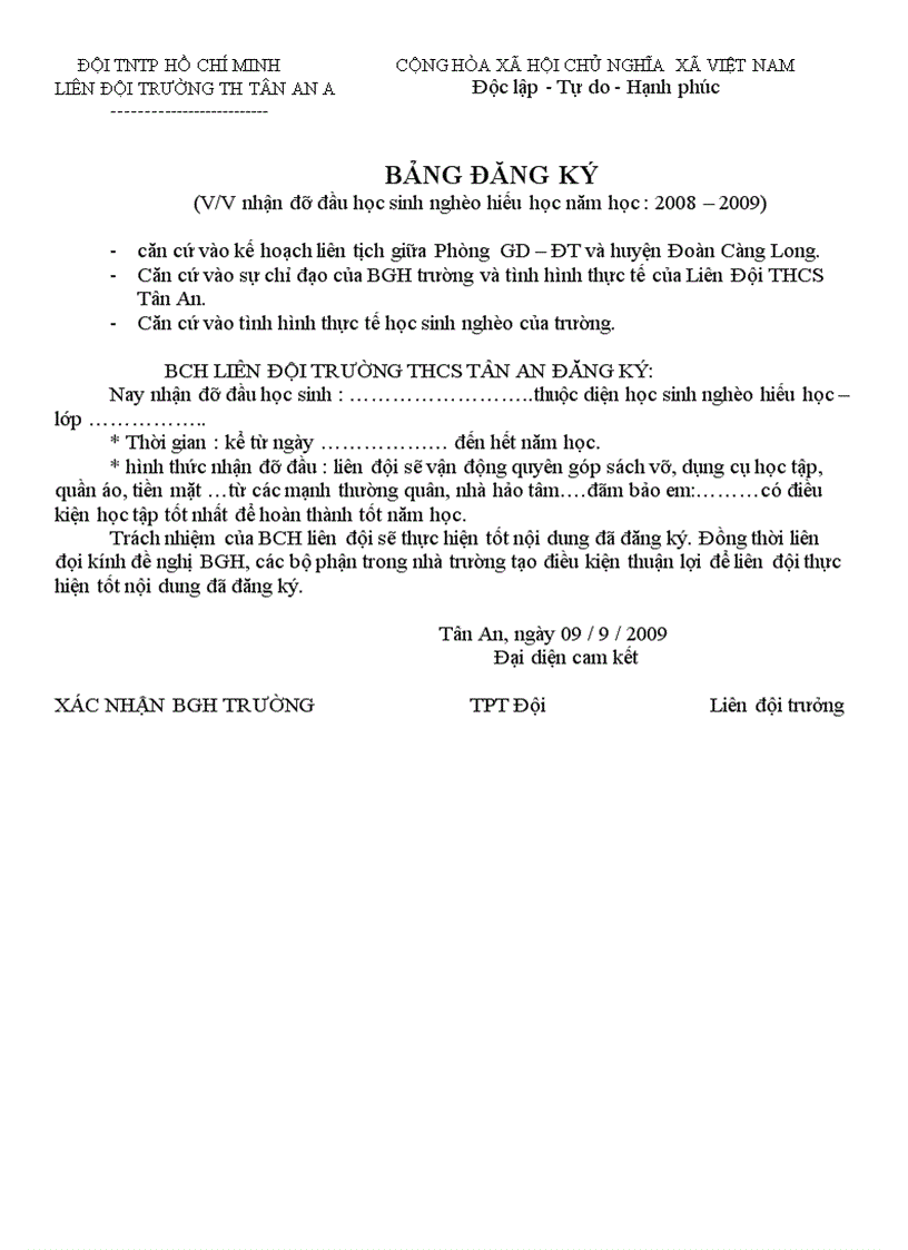 image for page Bảng đăng ký nhận giúp đỡ HS nghèo hiếu học