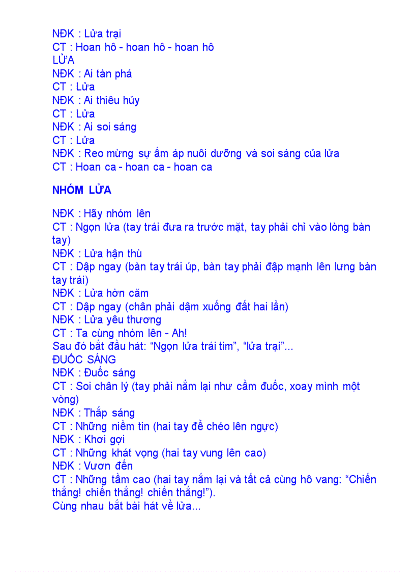 image for page Băng reo trong sinh hoat và lữa trại