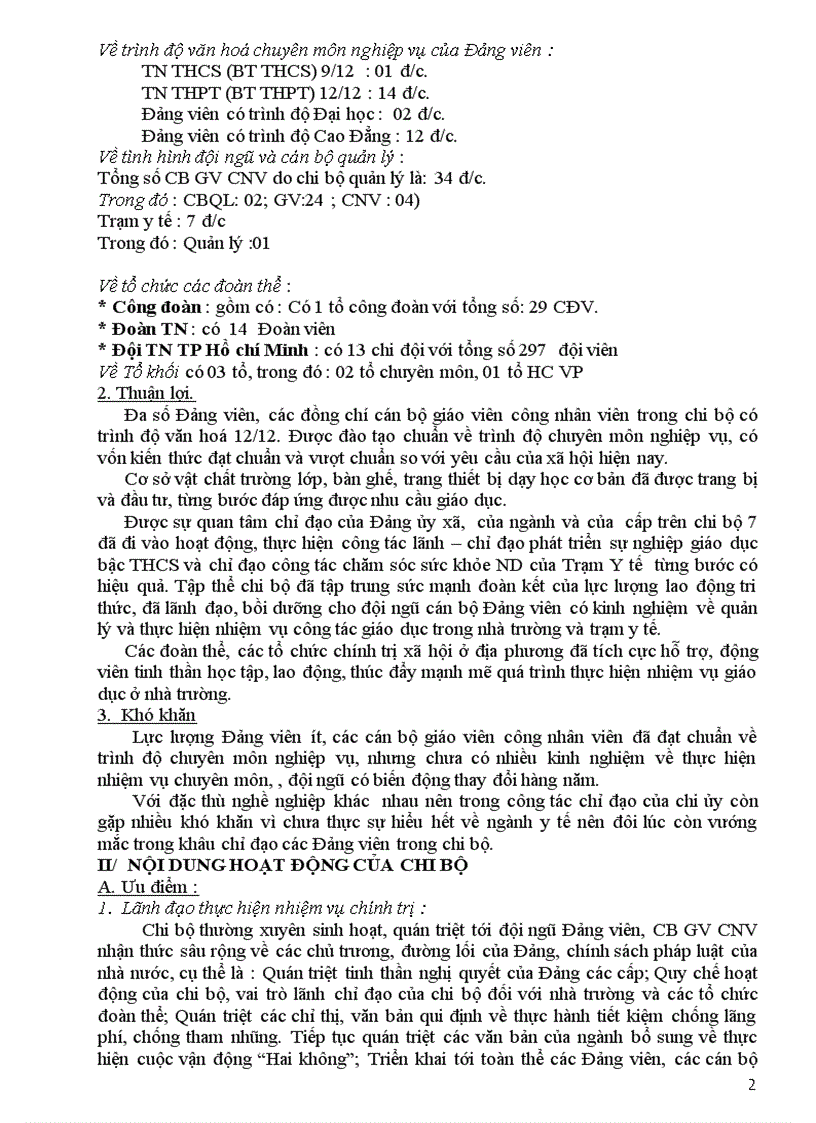 image for page Báo cáo chất lượng TCCS Đảng