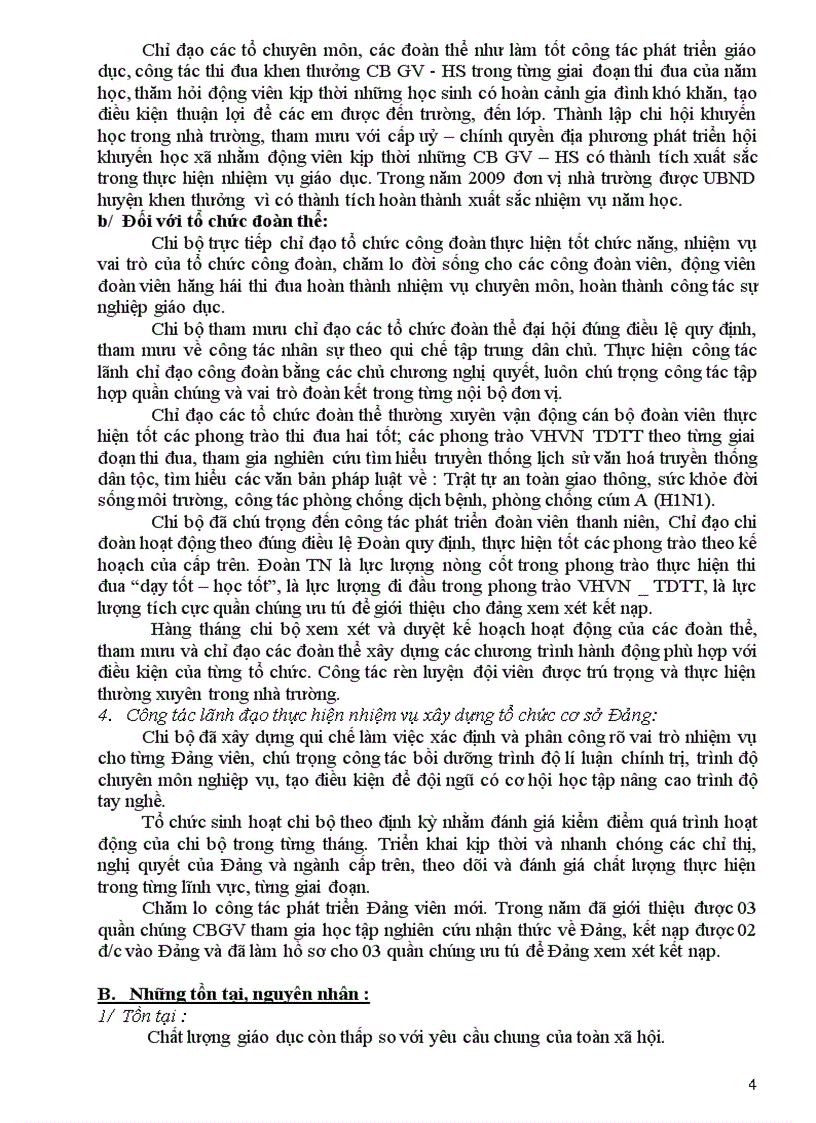 image for page Báo cáo chất lượng TCCS Đảng