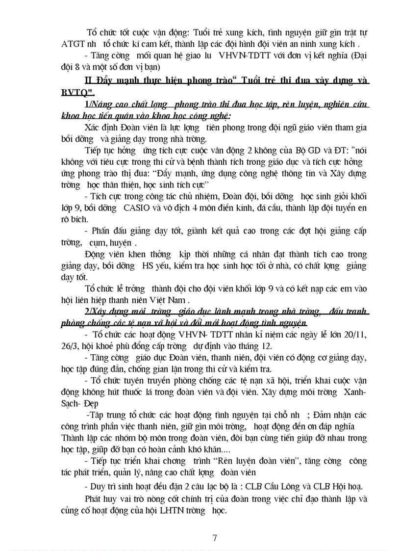 image for page Bao cao chi Doan 08 09 THCS Tu Cuong