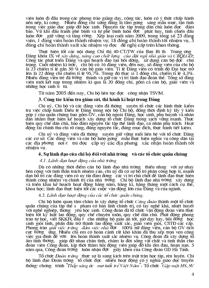 image for page Bao cao chinh tri trinh dai hoi chi bo lan thu III 2010 2015