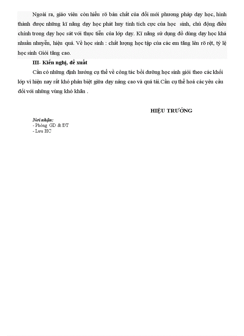 image for page Báo cáo chuẩn KT KN và đổi mới PPDH