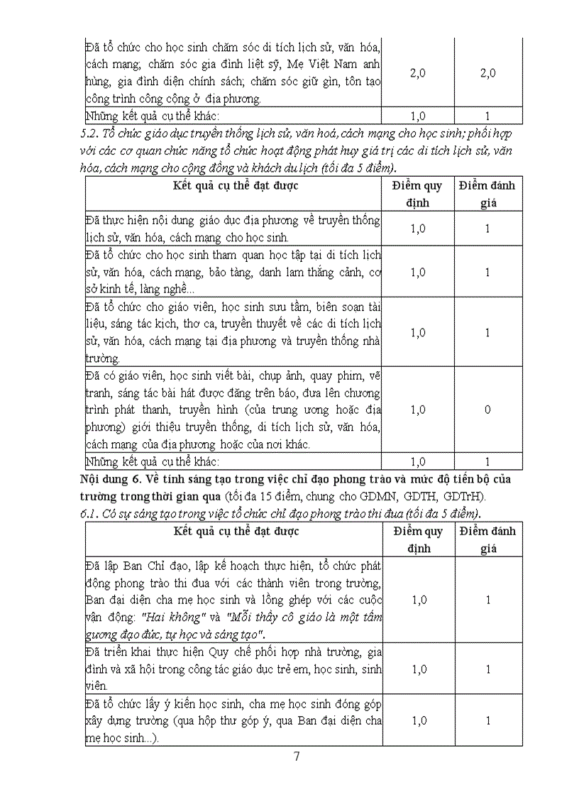 image for page Báo cáo đánh giá trường học TT học sinh tích cực