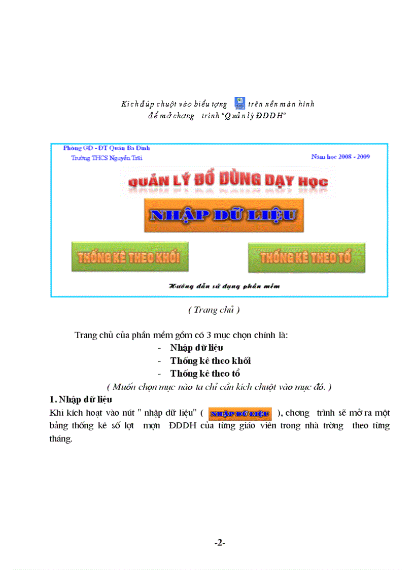 image for page Báo cáo đồ dùng dạy học