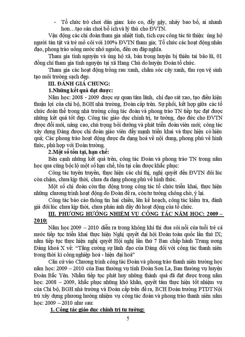 image for page Báo cáo Đoàn 2008 2009