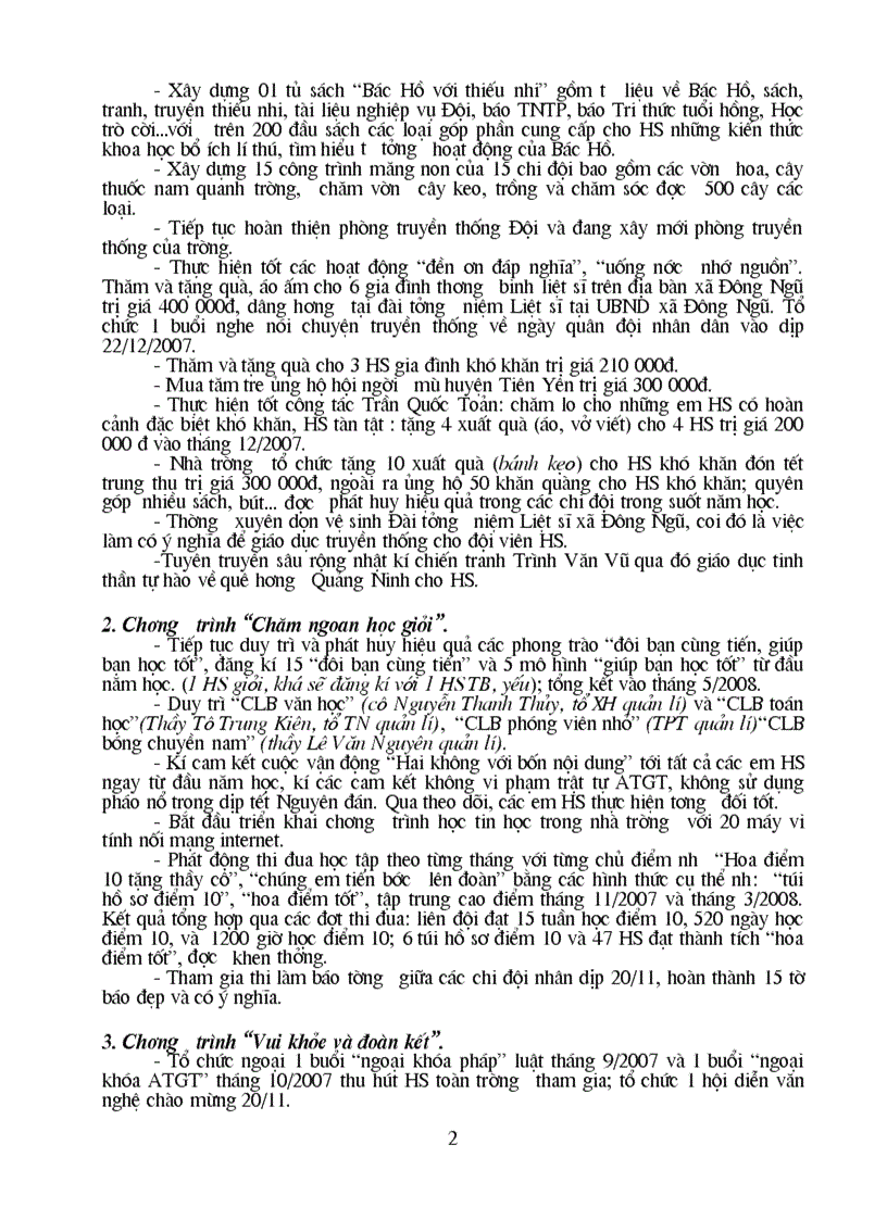 image for page Bao cao Doi TNTP 07 08 THCS DONG NGU