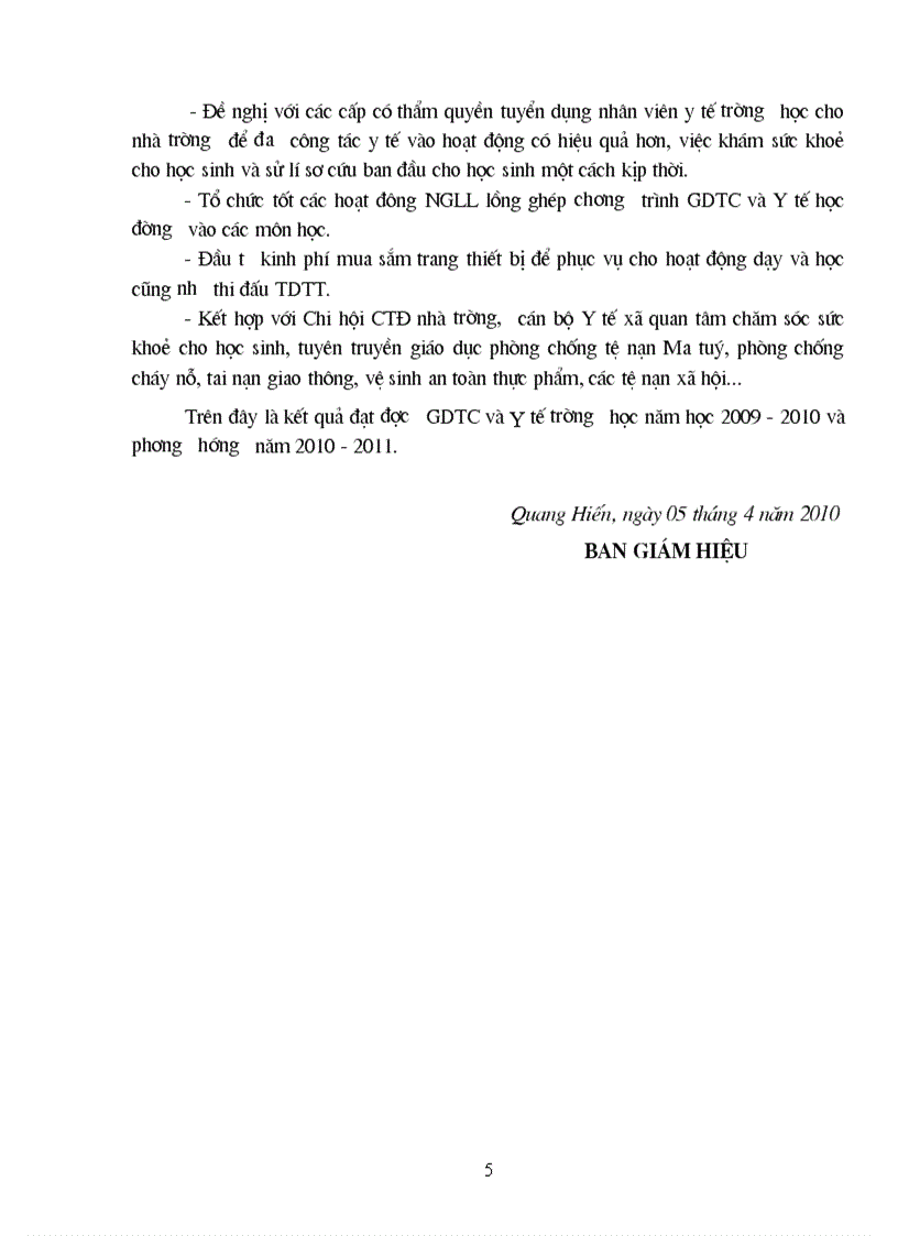 image for page Bao cao GDTC và Yte học duong