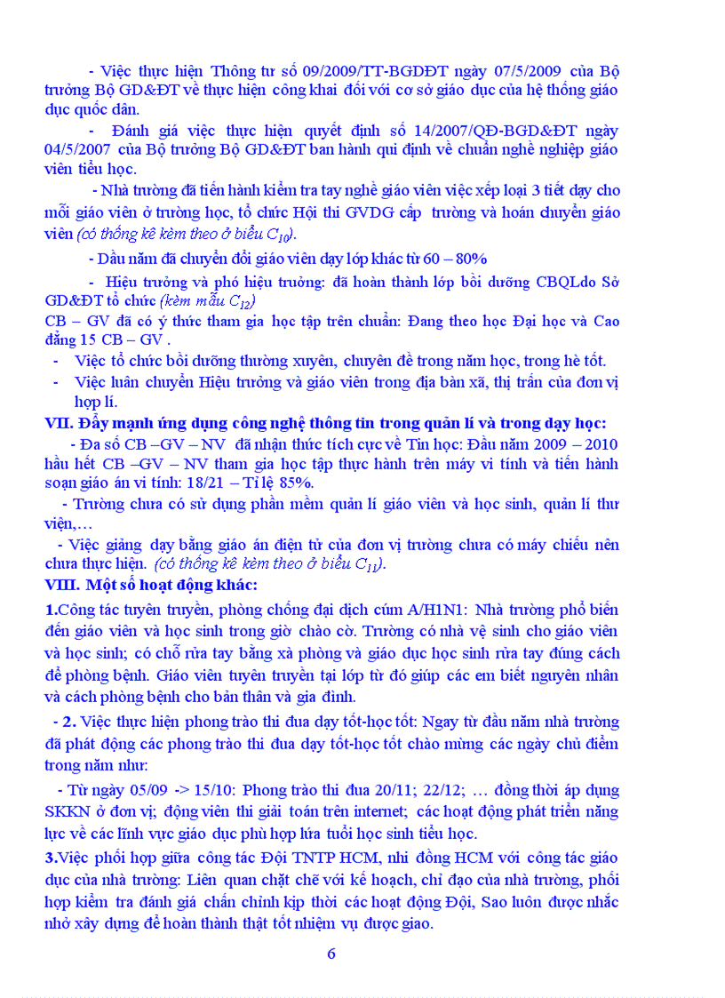 image for page Báo cáo HKI 2009 2010