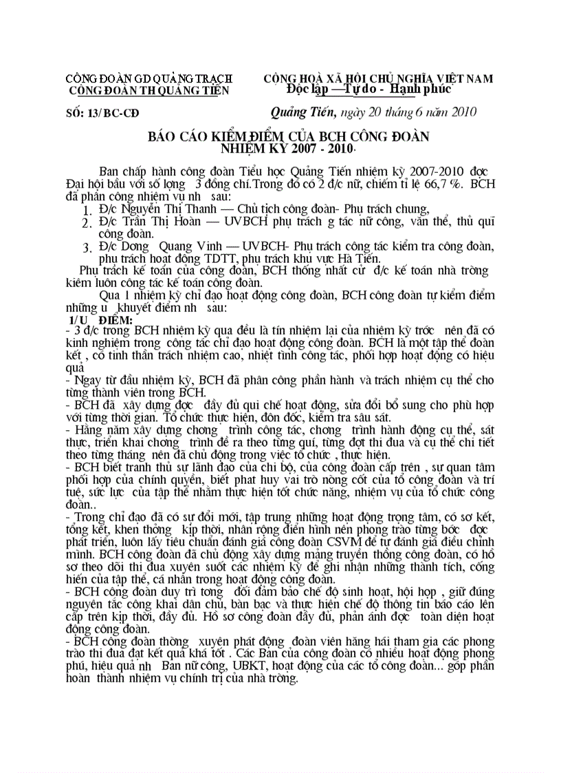 image for page Bao cao kiem diem BCH cong doan