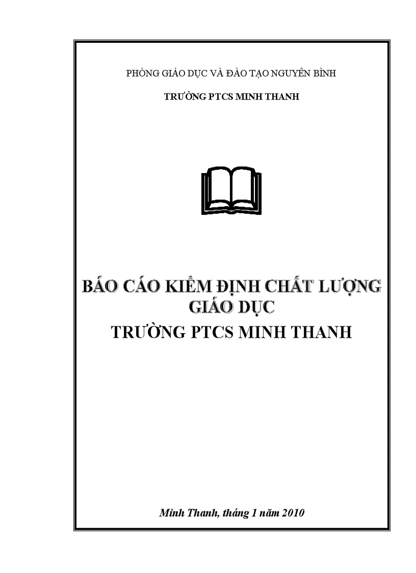 image for page Báo cáo kiểm định chất lượng giáo dục THCS