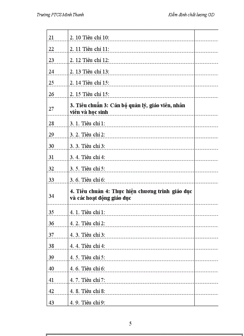 image for page Báo cáo kiểm định chất lượng giáo dục THCS
