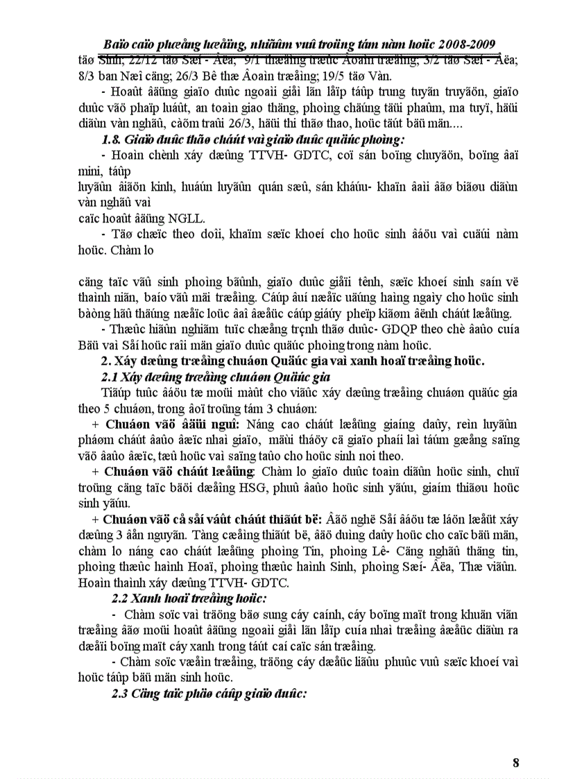 image for page Bao cao phuong huong nhiem vu trong tam 08 09