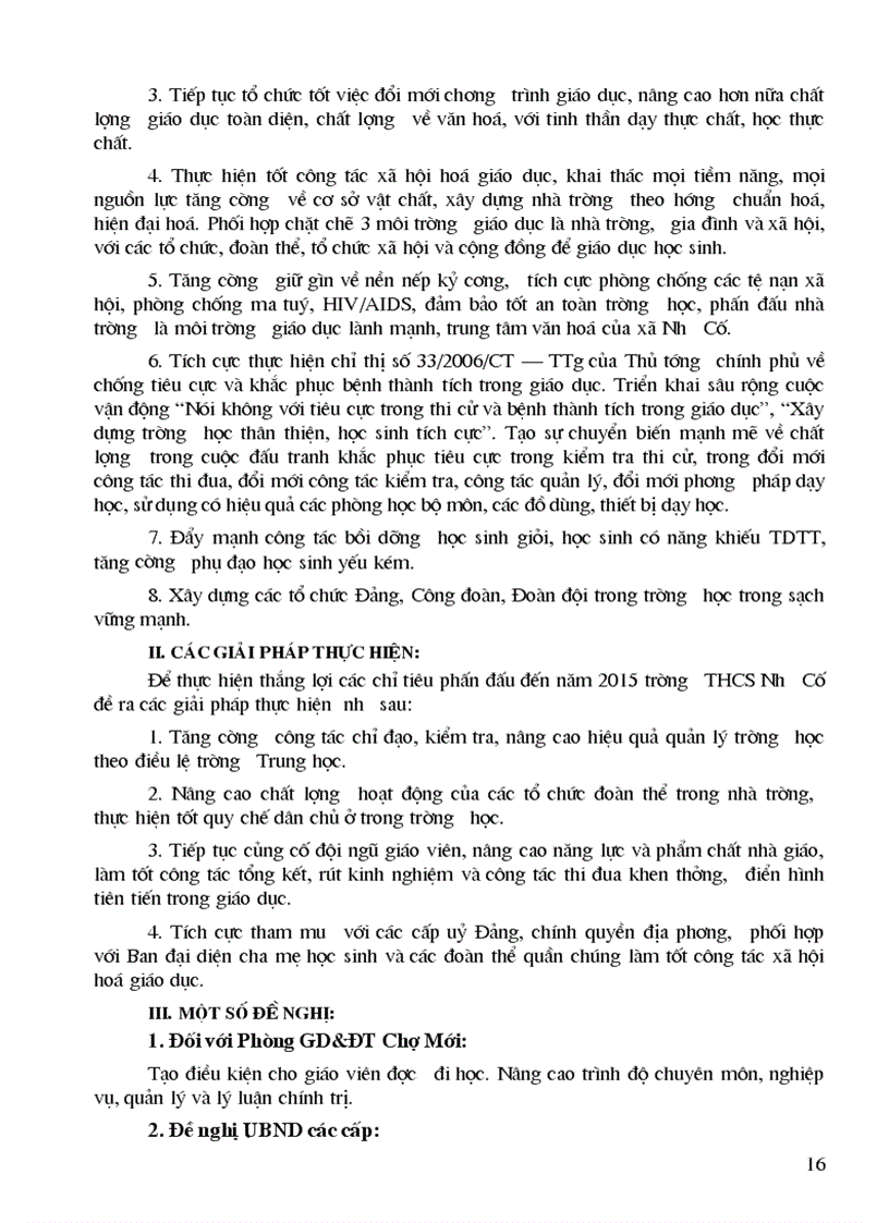 image for page Báo cáo quá trình xây dựng trường chuẩn quốc gia Trường THCS Như Cố Huyện Chợ Mới Tỉnh Bắc Kạn