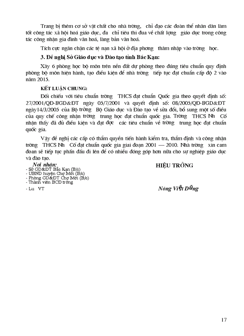 image for page Báo cáo quá trình xây dựng trường chuẩn quốc gia Trường THCS Như Cố Huyện Chợ Mới Tỉnh Bắc Kạn