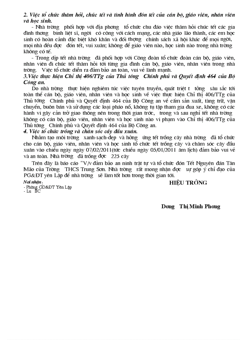 image for page Báo cáo sau tết