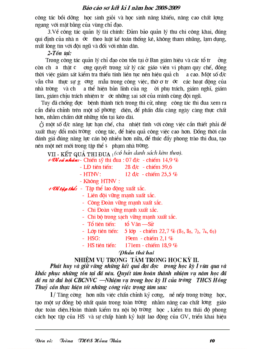 image for page Báo cáo sơ kết 2008 2009