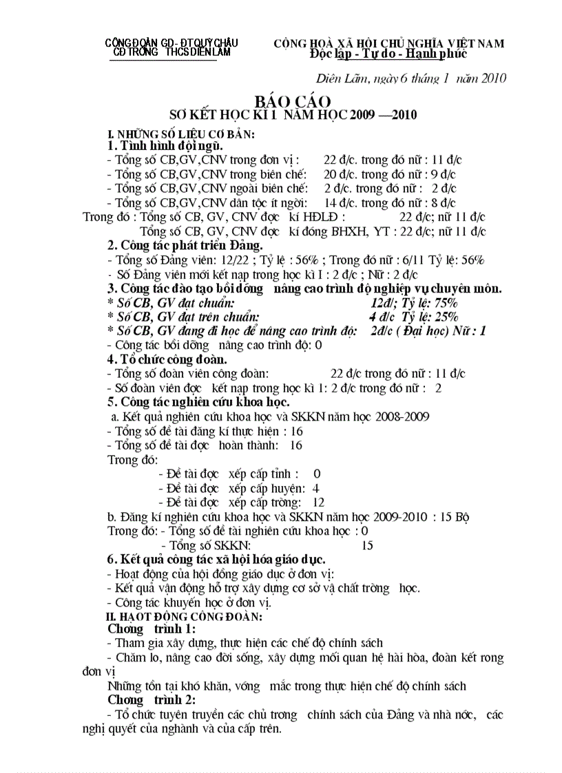 image for page Bao cao so ket cd hoc ki 1