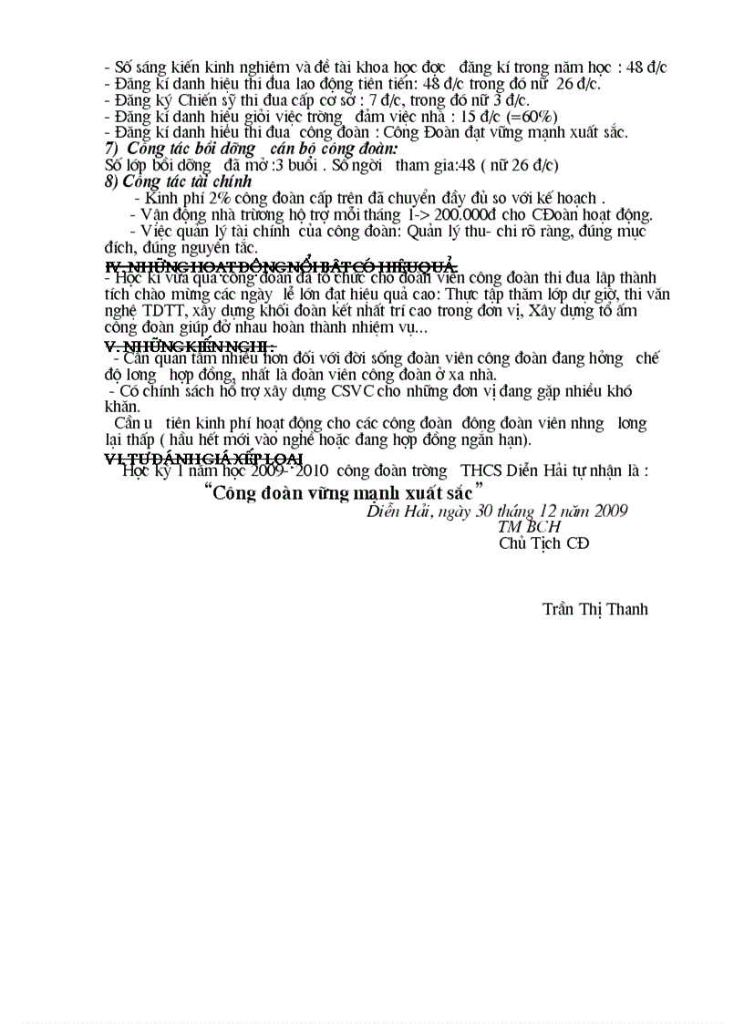 image for page Báo cáo sơ kết công đoàn 2008 2009