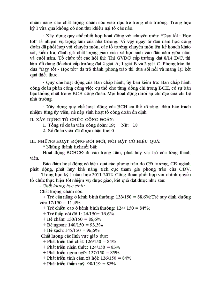 image for page Bao cao sơ ket cong doàn hoc kỳ I