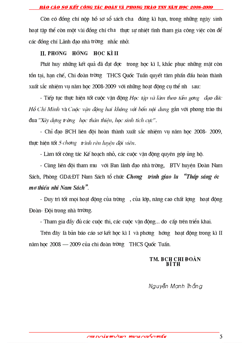 image for page Bao cao so ket cong tác Doan