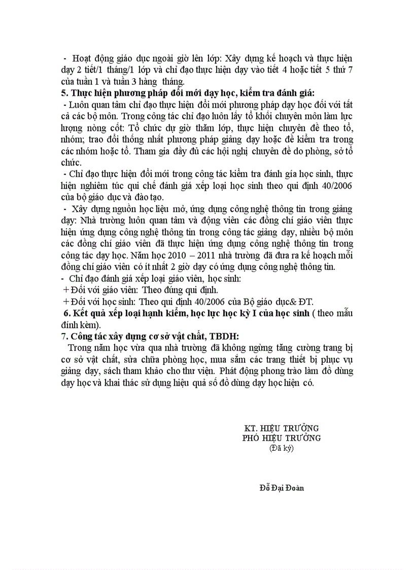 image for page Báo cáo sơ kết giáo dục trung học năm học 2010 2011