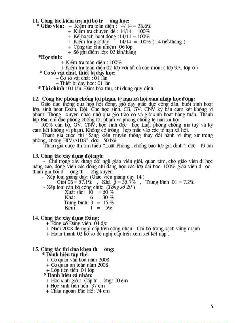 image for page Bao cao so ket Hoc ki I rat day du