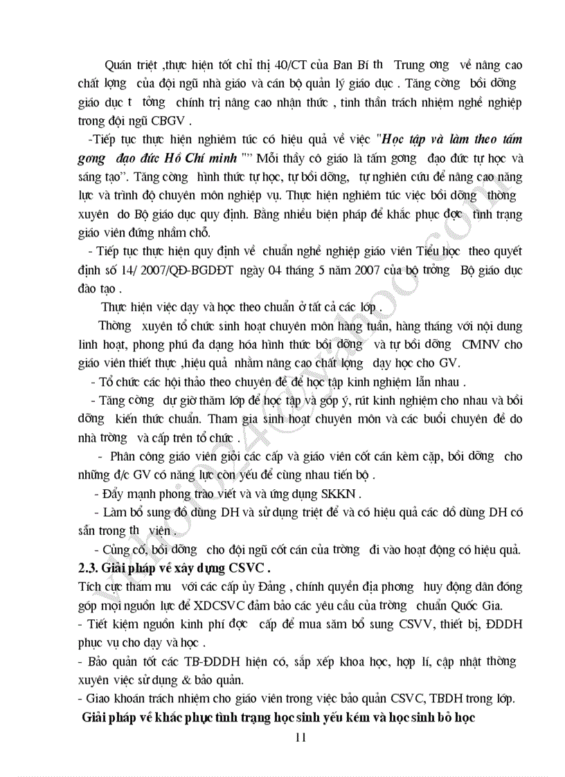 image for page Báo cáo sơ kết học kỳ i 2011 2012