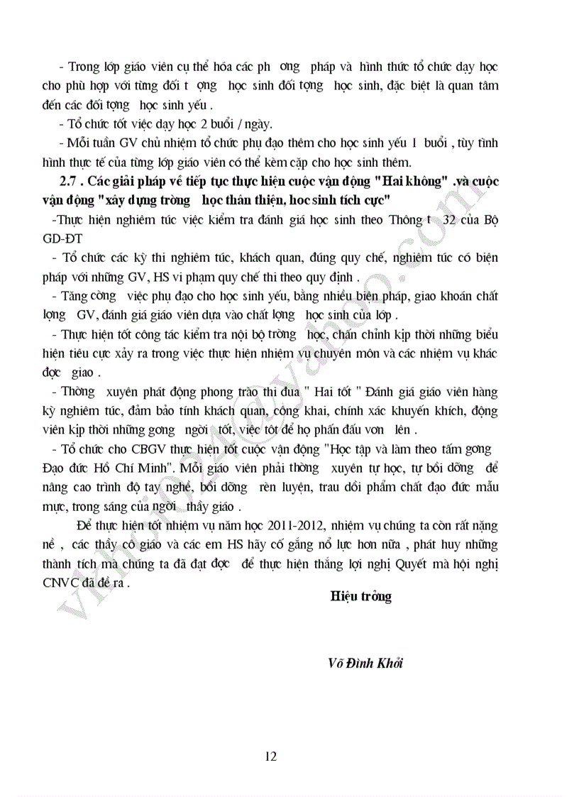 image for page Báo cáo sơ kết học kỳ i 2011 2012