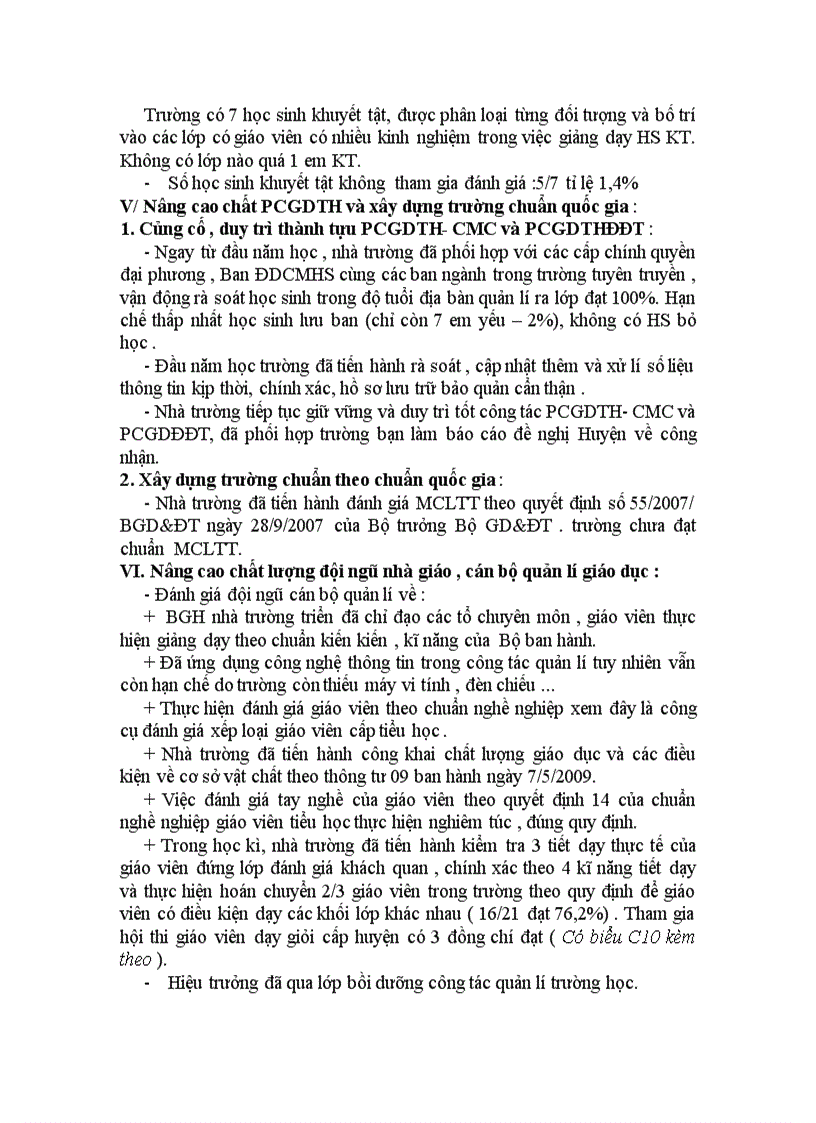 image for page Báo cáo sơ kết ki 1 2009 2010