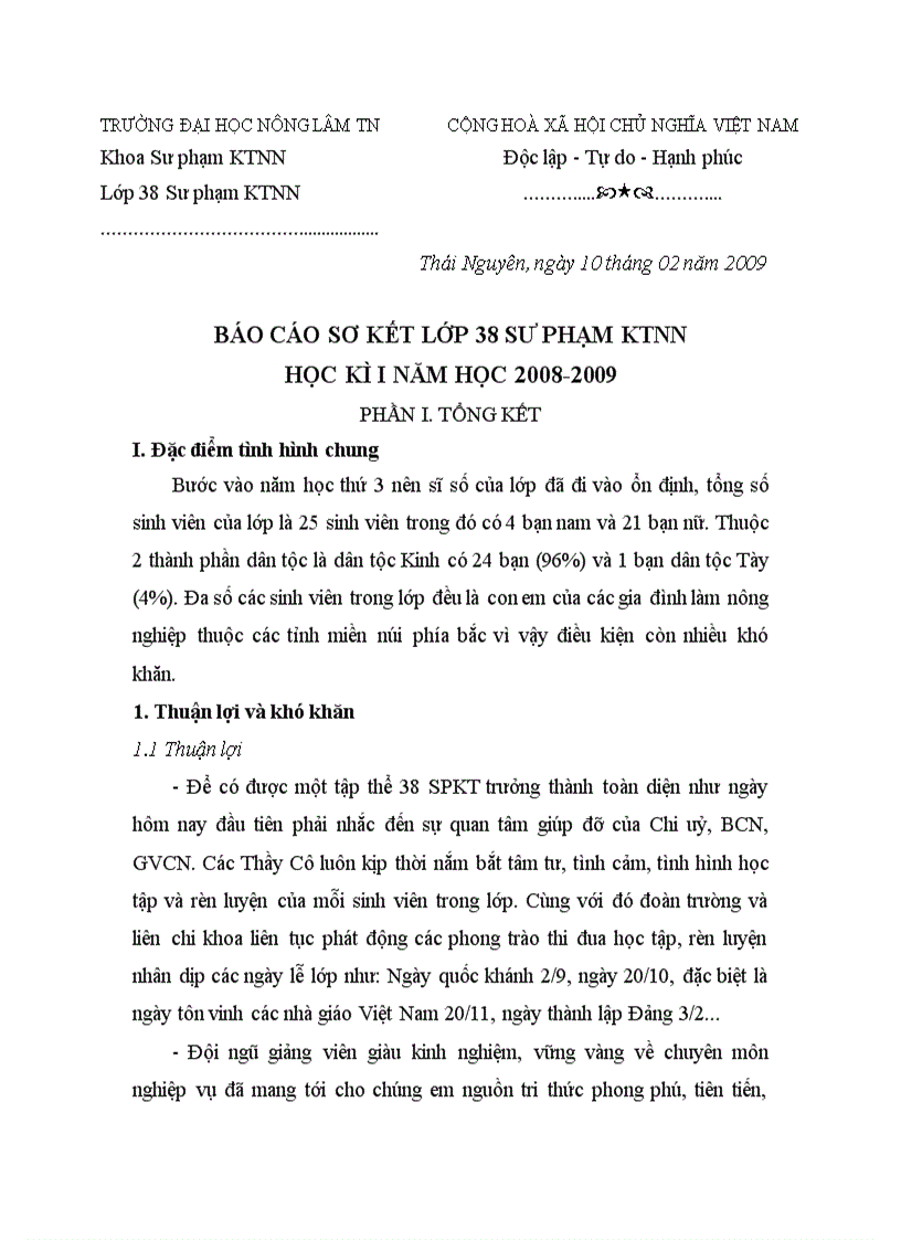 image for page Báo cáo sơ kết năm học 08 09