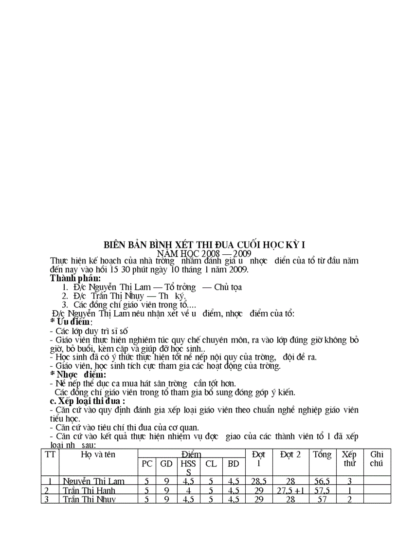 image for page Báo cáo sơ kết Tổ