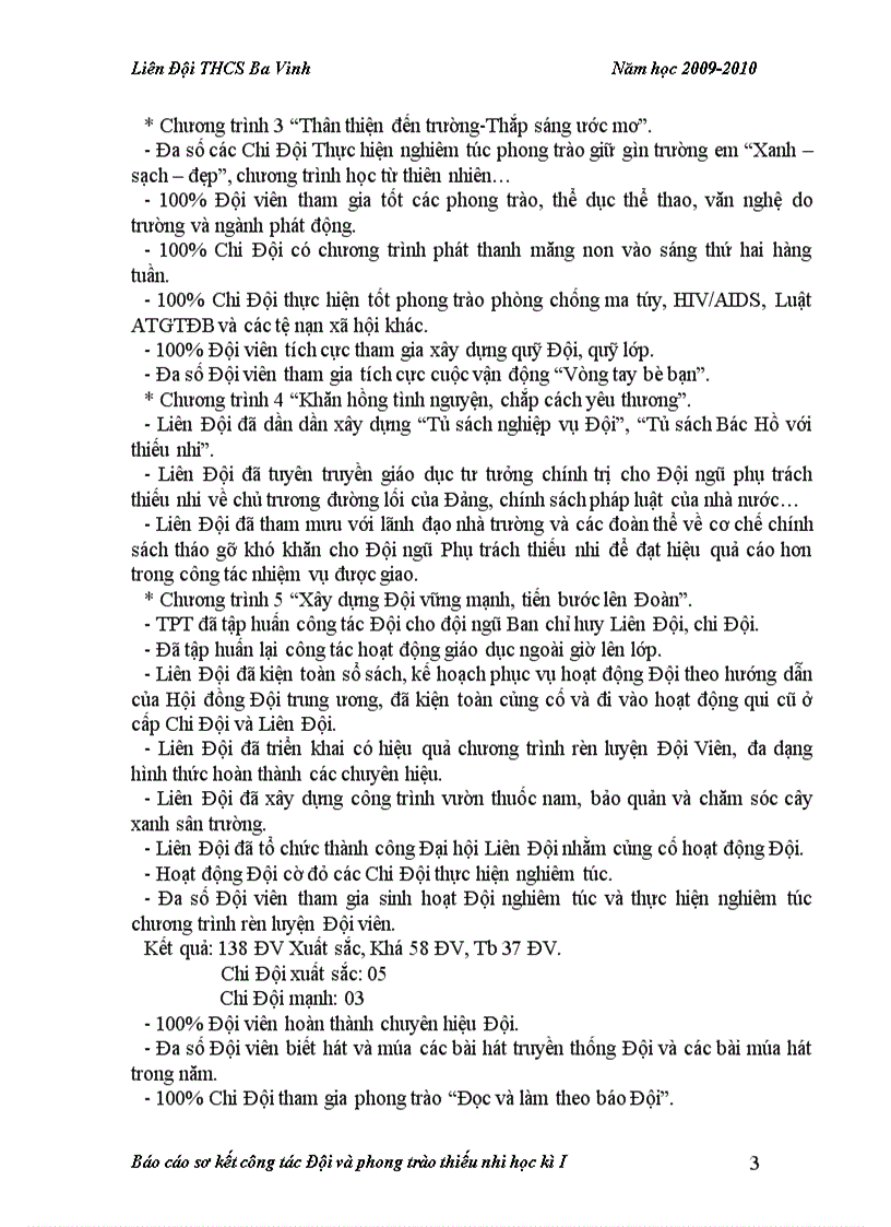 image for page Báo cáo spw kết đội 2009 2010