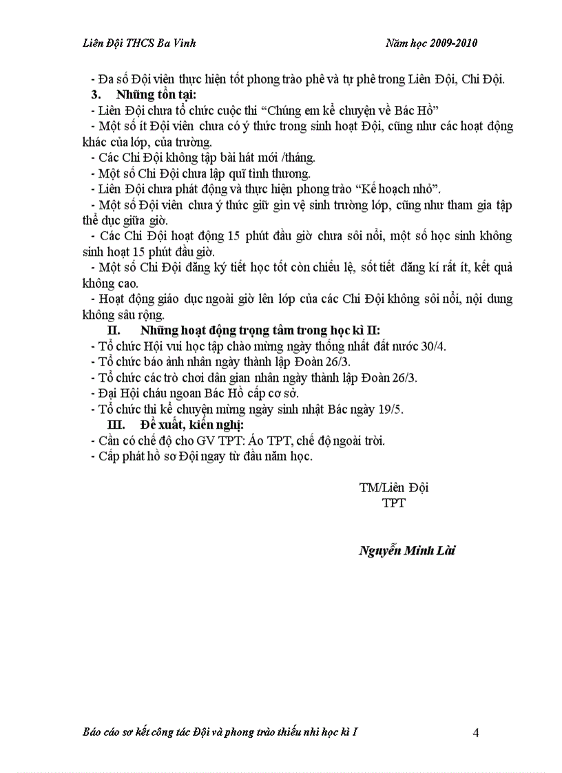 image for page Báo cáo spw kết đội 2009 2010