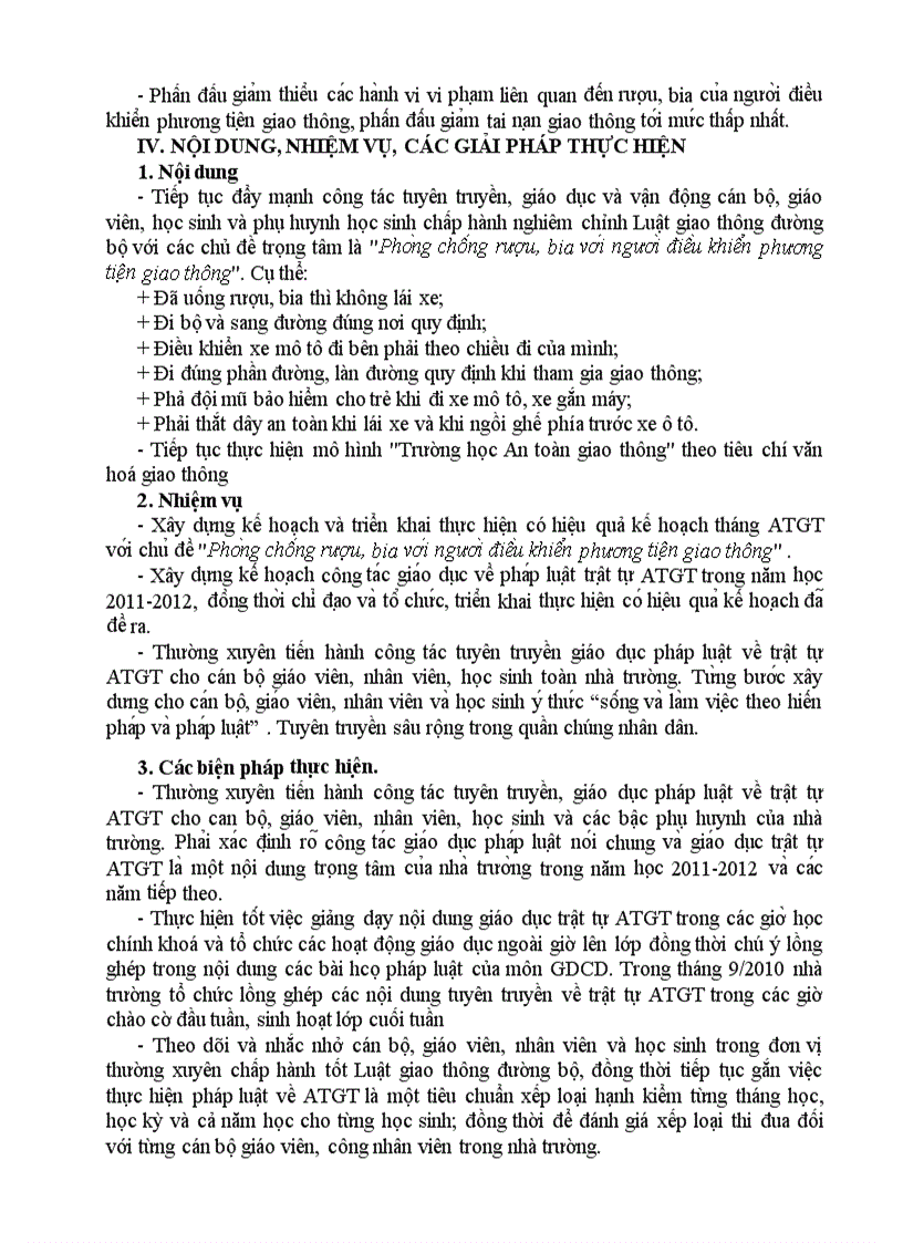 image for page Báo cáo tháng ATGT