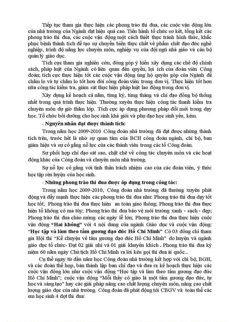 image for page Báo cáo thành tích công đoàn 09 10