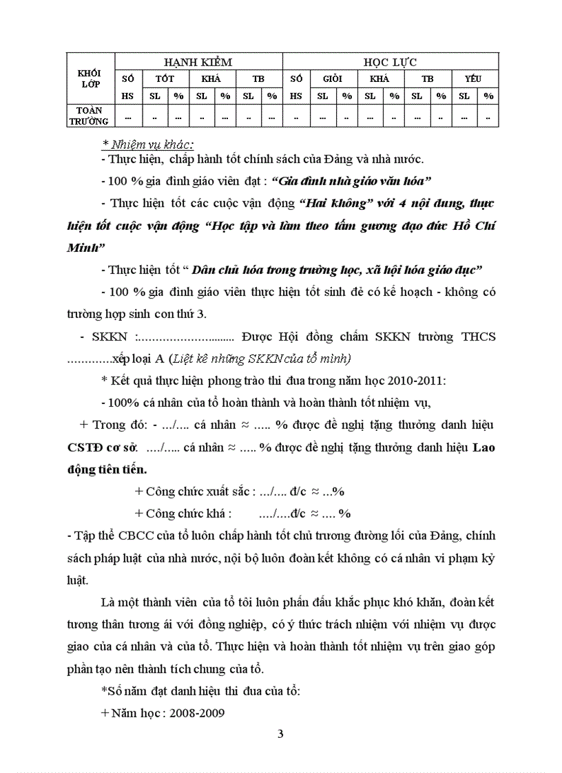 image for page Báo cáo thành tích CSTĐ CS LĐTT 2011