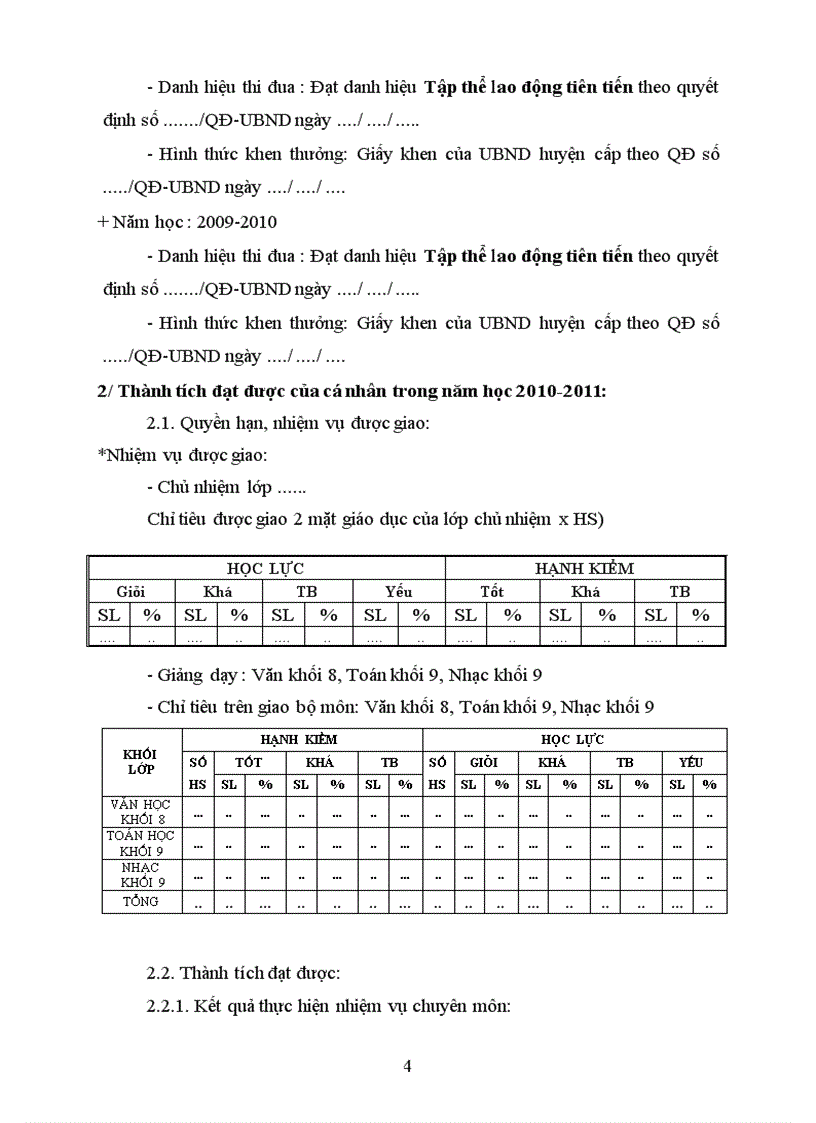 image for page Báo cáo thành tích CSTĐ CS LĐTT 2011