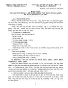 Báo cáo thành tích đề nghị Chính phủ tặng Bằng khen