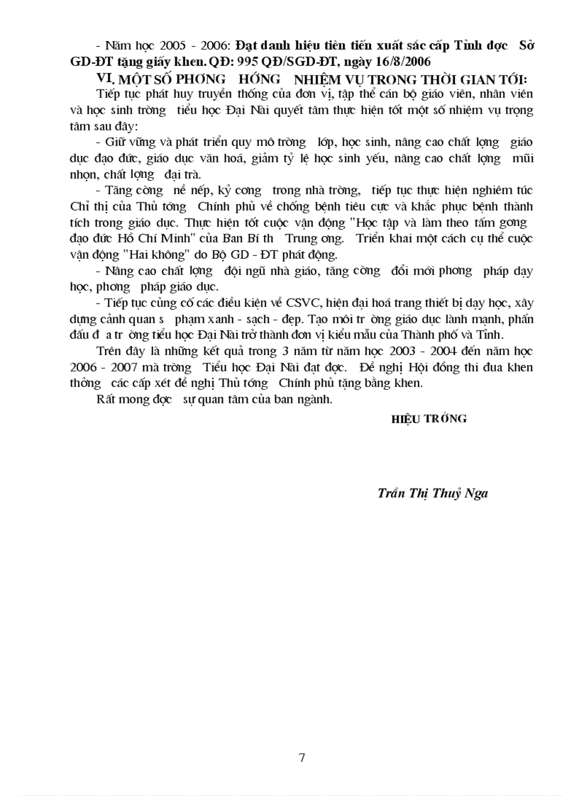 image for page Báo cáo thành tích đề nghị Chính phủ tặng Bằng khen