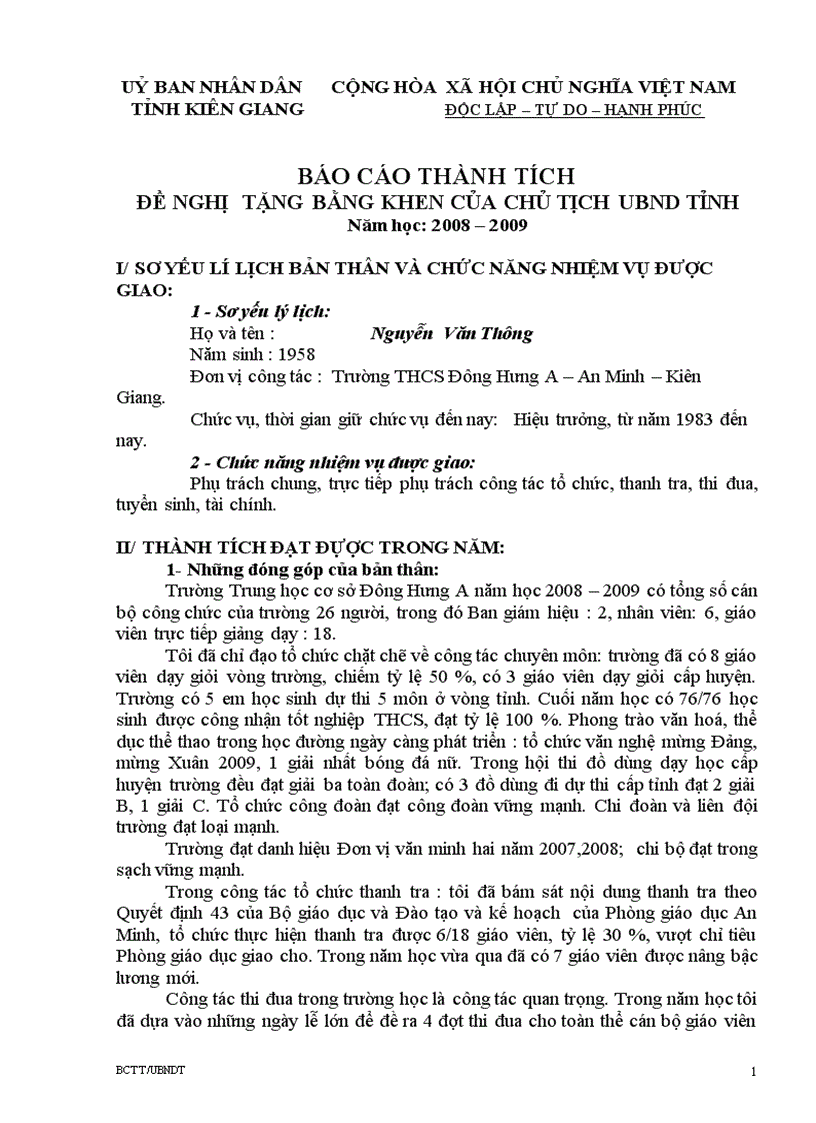 image for page Báo cáo thành tích mời các bạn tham khảo