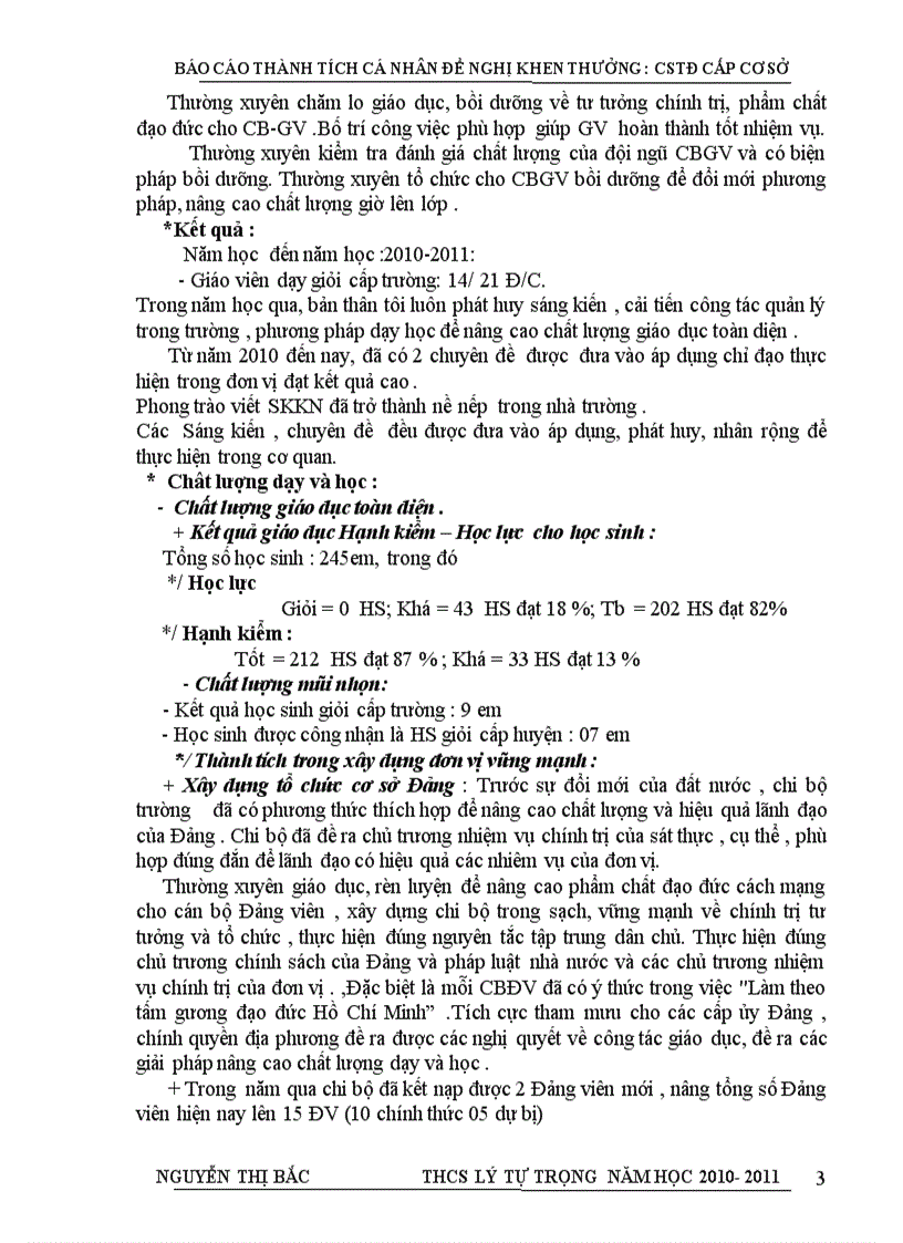 image for page Bao cao thanh tich thi dua khen thuong cap co so 2011
