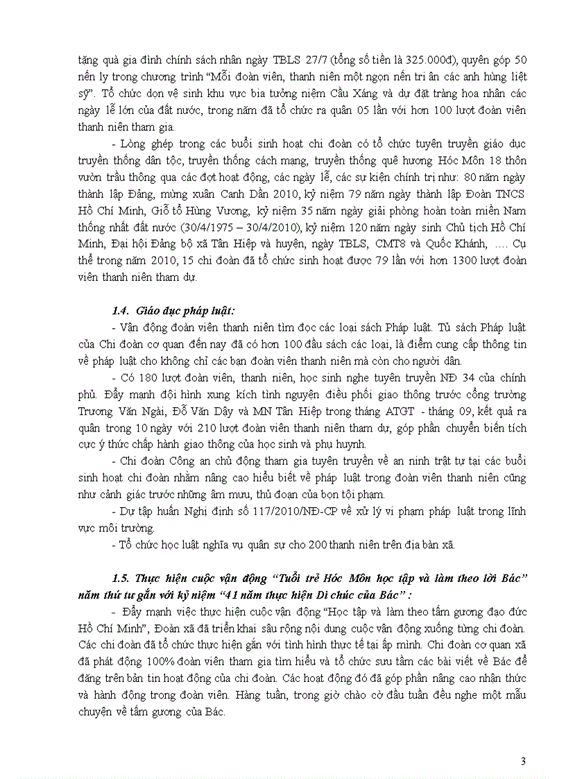 image for page Bao cao tong ket cong tac doan nam 2010