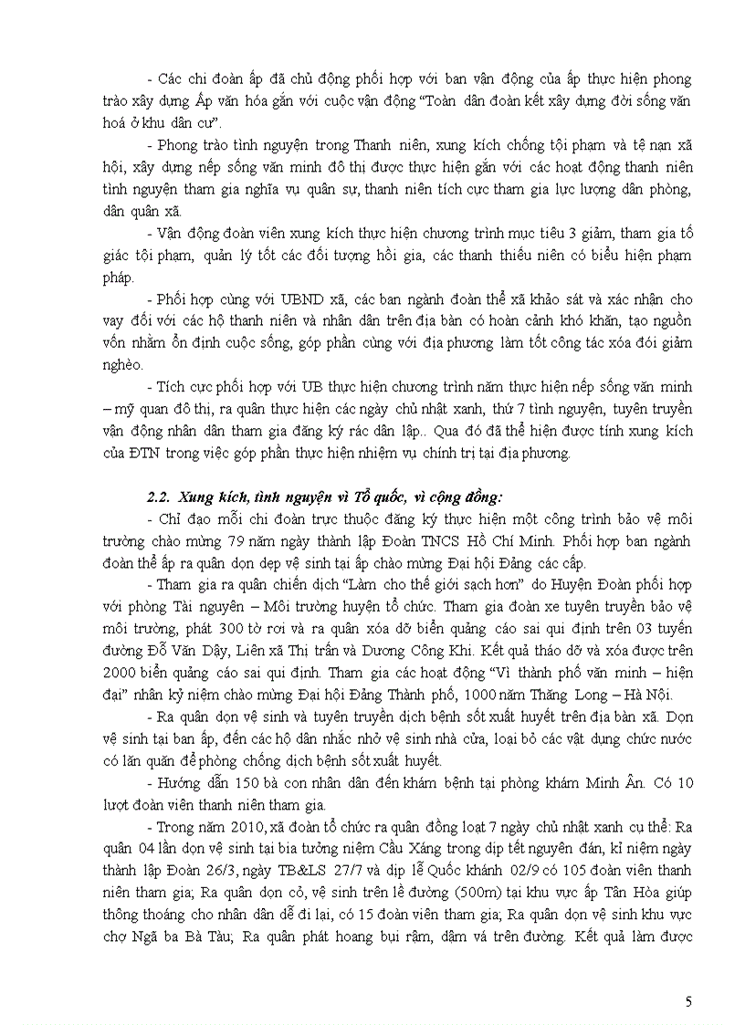 image for page Bao cao tong ket cong tac doan nam 2010