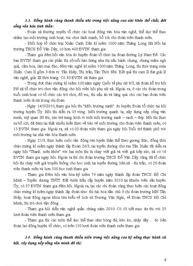 image for page Bao cao tong ket cong tac doan nam 2010